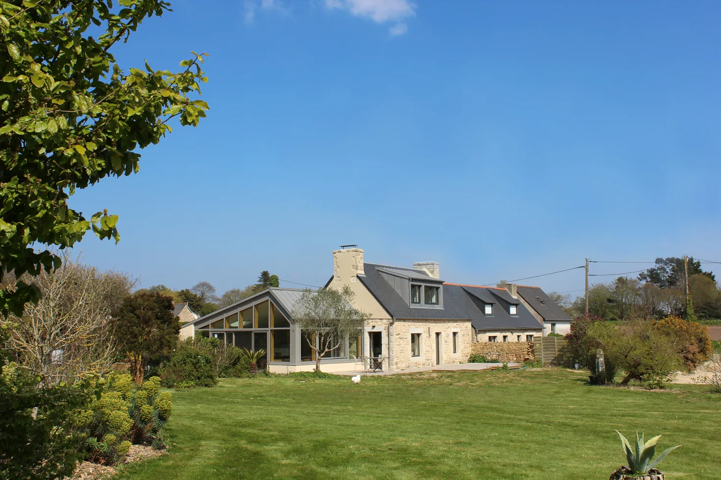 Branscombe — Grade II Listed Farmhouse Renovation — Listed Renovation & Glazed Garden Room